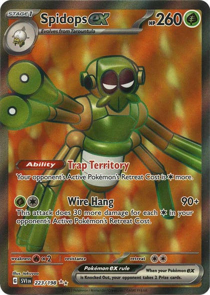 Spidops ex - 223/198, SV01: Scarlet & Violet Base Set 223/198