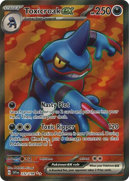 Toxicroak ex - 232/198, SV01: Scarlet & Violet Base Set 232/198