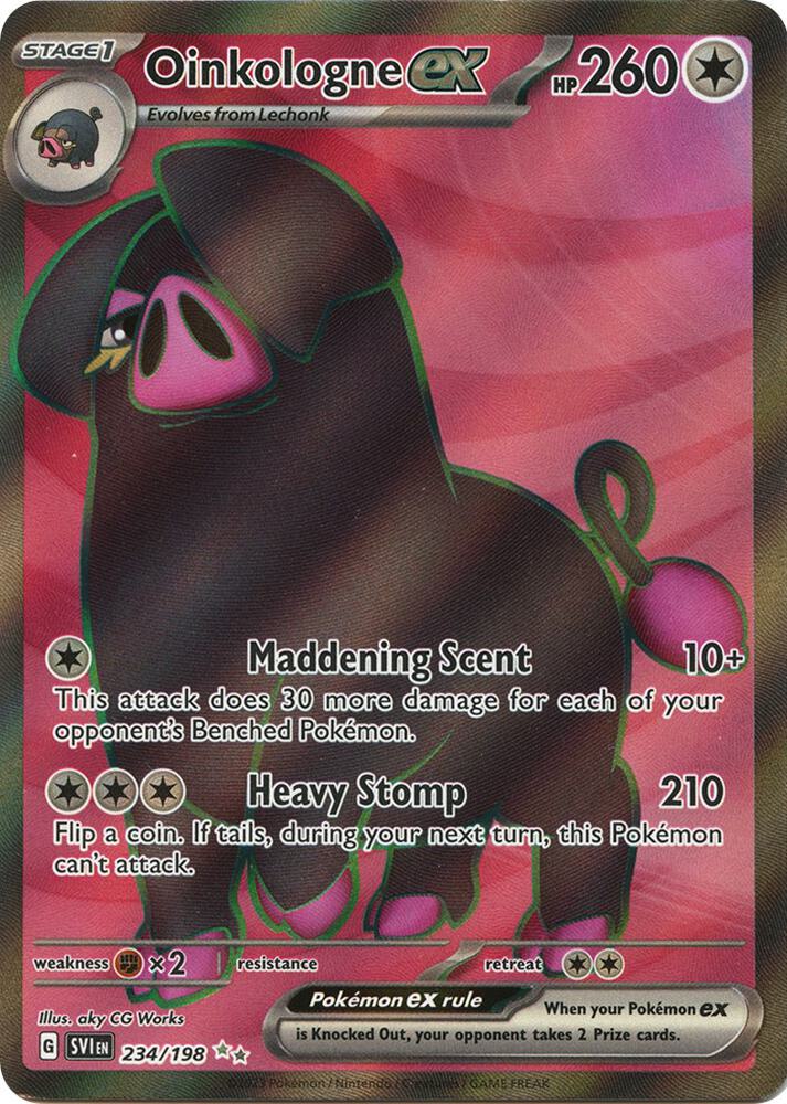 Oinkologne ex - 234/198, SV01: Scarlet & Violet Base Set 234/198