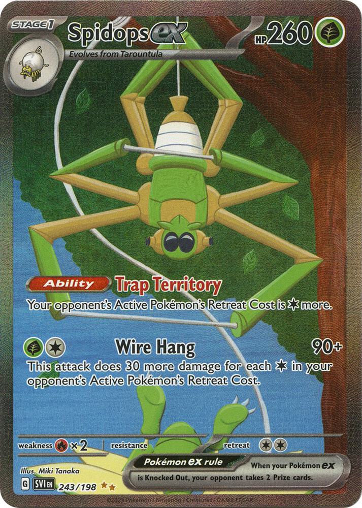Spidops ex - 243/198, SV01: Scarlet & Violet Base Set 243/198