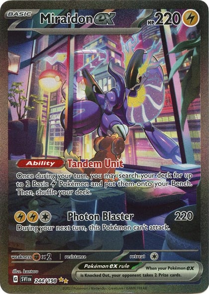 Miraidon ex - 244/198, SV01: Scarlet & Violet Base Set 244/198