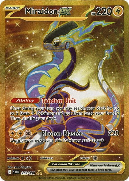 Miraidon ex - 253/198, SV01: Scarlet & Violet Base Set 253/198