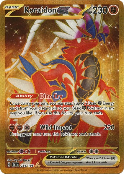 Koraidon ex - 254/198, SV01: Scarlet & Violet Base Set 254/198