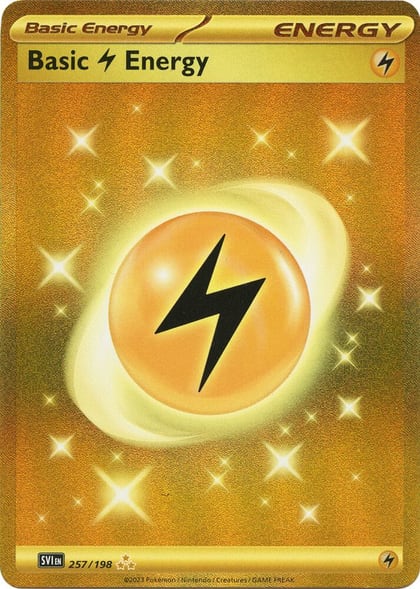 Basic Lightning Energy - 257/198, SV01: Scarlet & Violet Base Set 257/198