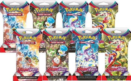Scarlet & Violet Sleeved Booster Pack Bundle [Set of 8], SV01: Scarlet & Violet Base Set P478275