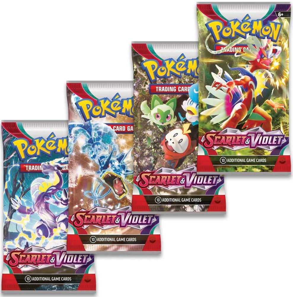 Scarlet & Violet Booster Pack Art Bundle [Set of 4], SV01: Scarlet & Violet Base Set P478759
