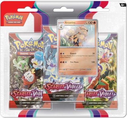 Scarlet & Violet 3 Pack Blister [Arcanine], SV01: Scarlet & Violet Base Set P478761