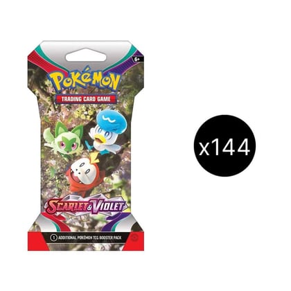 Scarlet & Violet Sleeved Booster Case, SV01: Scarlet & Violet Base Set P600076