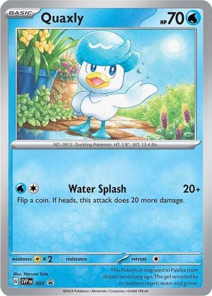 Quaxly - 003, SV: Scarlet & Violet Promo Cards 003