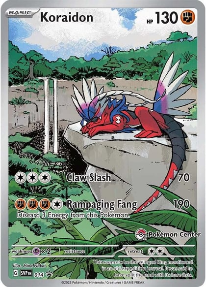 Koraidon - 014 (Pokemon Center Exclusive), SV: Scarlet & Violet Promo Cards 014