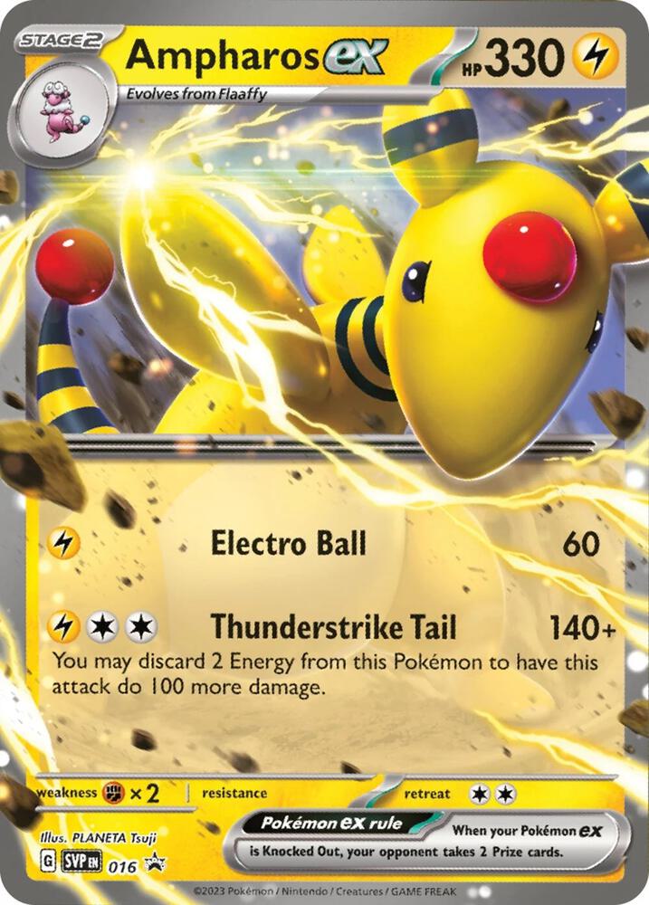 Ampharos ex - 016, SV: Scarlet & Violet Promo Cards 016
