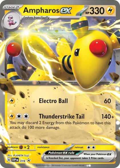 Ampharos ex - 016, SV: Scarlet & Violet Promo Cards 016