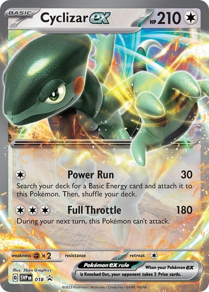 Cyclizar ex - 018, SV: Scarlet & Violet Promo Cards 018