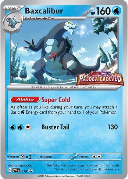 Baxcalibur - 019 (Prerelease), SV: Scarlet & Violet Promo Cards 019