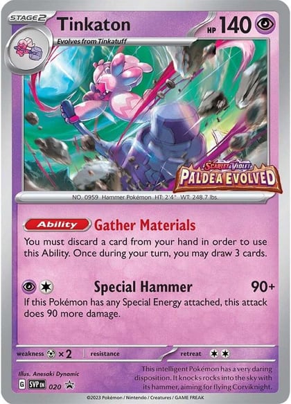 Tinkaton - 020 (Prerelease), SV: Scarlet & Violet Promo Cards 020