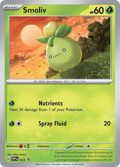 Smoliv - 023, SV: Scarlet & Violet Promo Cards 023