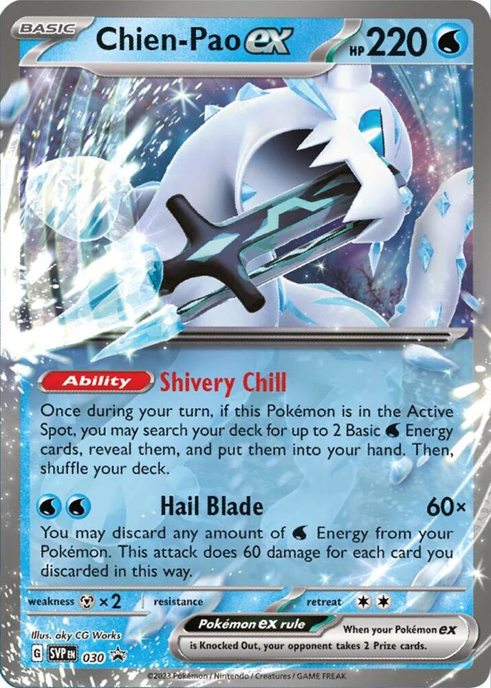 Chien-Pao ex - 030, SV: Scarlet & Violet Promo Cards 030