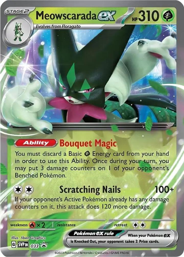 Meowscarada ex - 033, SV: Scarlet & Violet Promo Cards 033