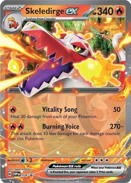 Skeledirge ex - 034, SV: Scarlet & Violet Promo Cards 034