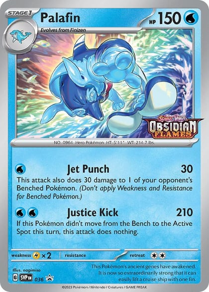 Palafin - 036 (Prerelease), SV: Scarlet & Violet Promo Cards 036