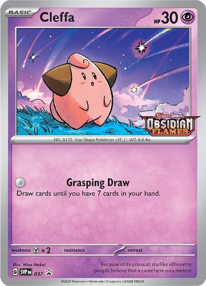 Cleffa - 037 (Prerelease), SV: Scarlet & Violet Promo Cards 037