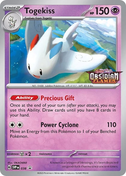 Togekiss - 038 (Prerelease), SV: Scarlet & Violet Promo Cards 038