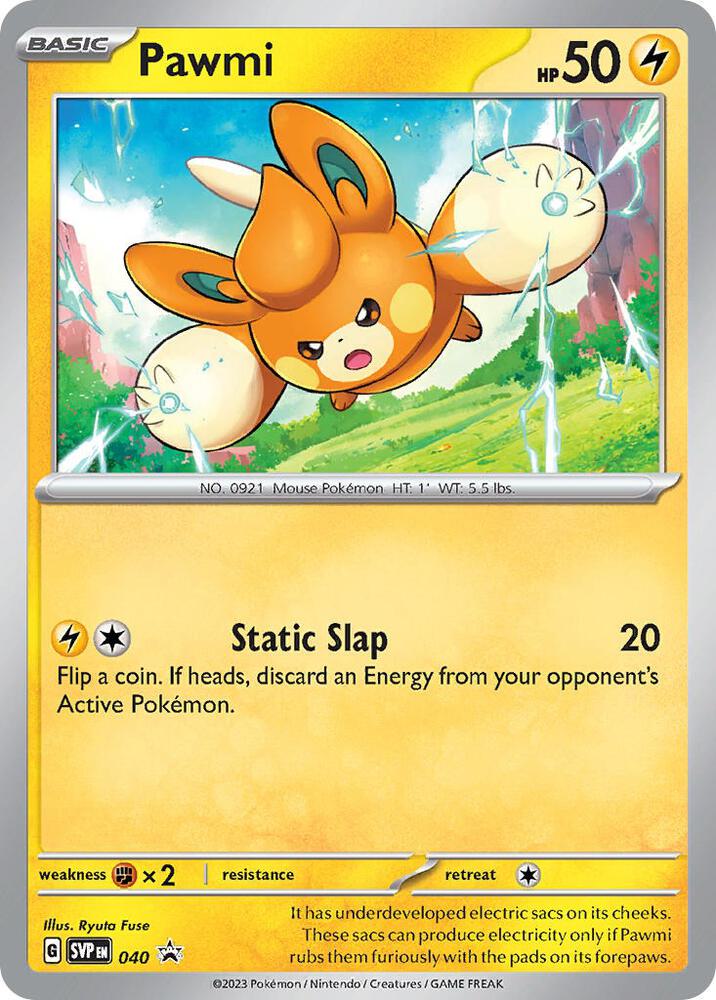 Pawmi - 040, SV: Scarlet & Violet Promo Cards 040