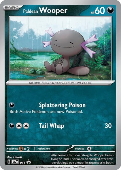 Paldean Wooper - 041, SV: Scarlet & Violet Promo Cards 041