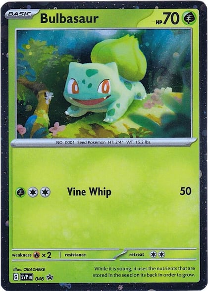 Bulbasaur - 046 (Cosmos Holo), SV: Scarlet & Violet Promo Cards 046