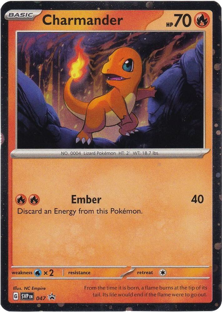 Charmander - 047 (Cosmos Holo), SV: Scarlet & Violet Promo Cards 047