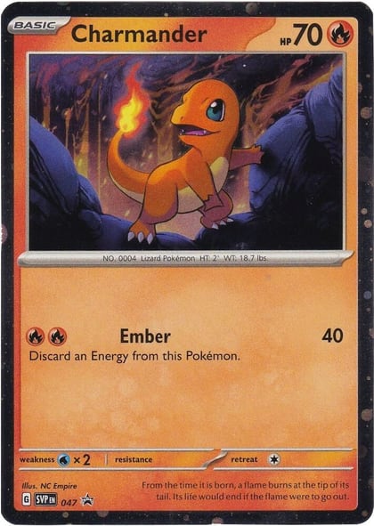 Charmander - 047 (Cosmos Holo), SV: Scarlet & Violet Promo Cards 047