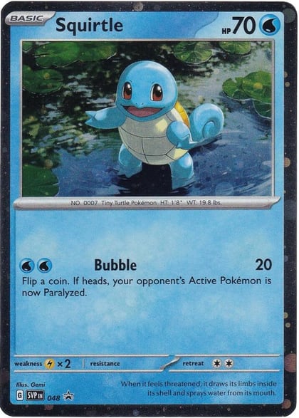 Squirtle - 048 (Cosmos Holo), SV: Scarlet & Violet Promo Cards 048
