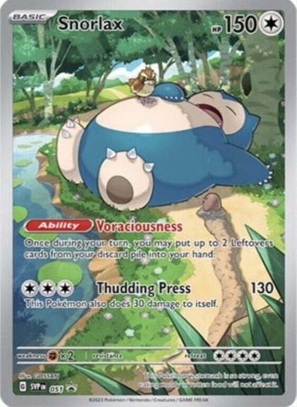 Snorlax - 051, SV: Scarlet & Violet Promo Cards 051