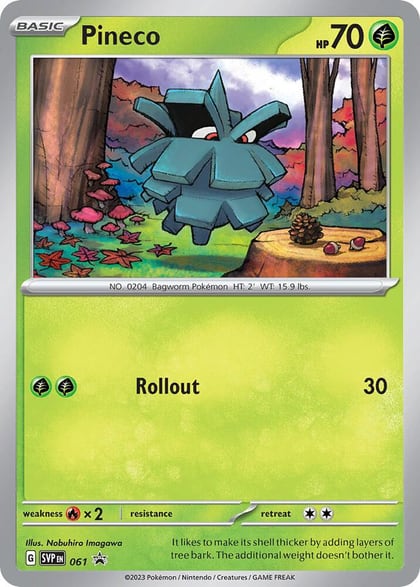 Pineco - 061, SV: Scarlet & Violet Promo Cards 061