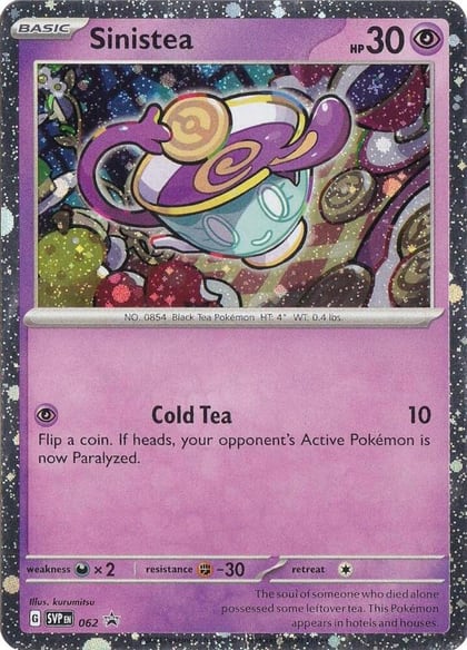Sinistea - 062, SV: Scarlet & Violet Promo Cards 062