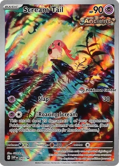 Scream Tail - 065 (Pokemon Center Exclusive), SV: Scarlet & Violet Promo Cards 065