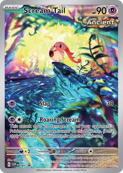Scream Tail - 065, SV: Scarlet & Violet Promo Cards 065