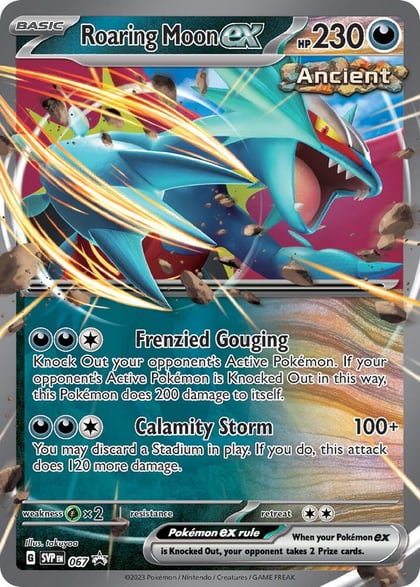 Roaring Moon ex - 067, SV: Scarlet & Violet Promo Cards 067