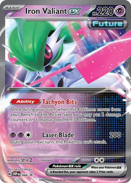 Iron Valiant ex - 068, SV: Scarlet & Violet Promo Cards 068