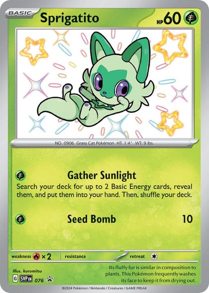 Sprigatito - 076, SV: Scarlet & Violet Promo Cards 076