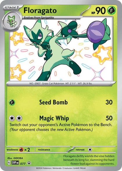 Floragato - 077, SV: Scarlet & Violet Promo Cards 077