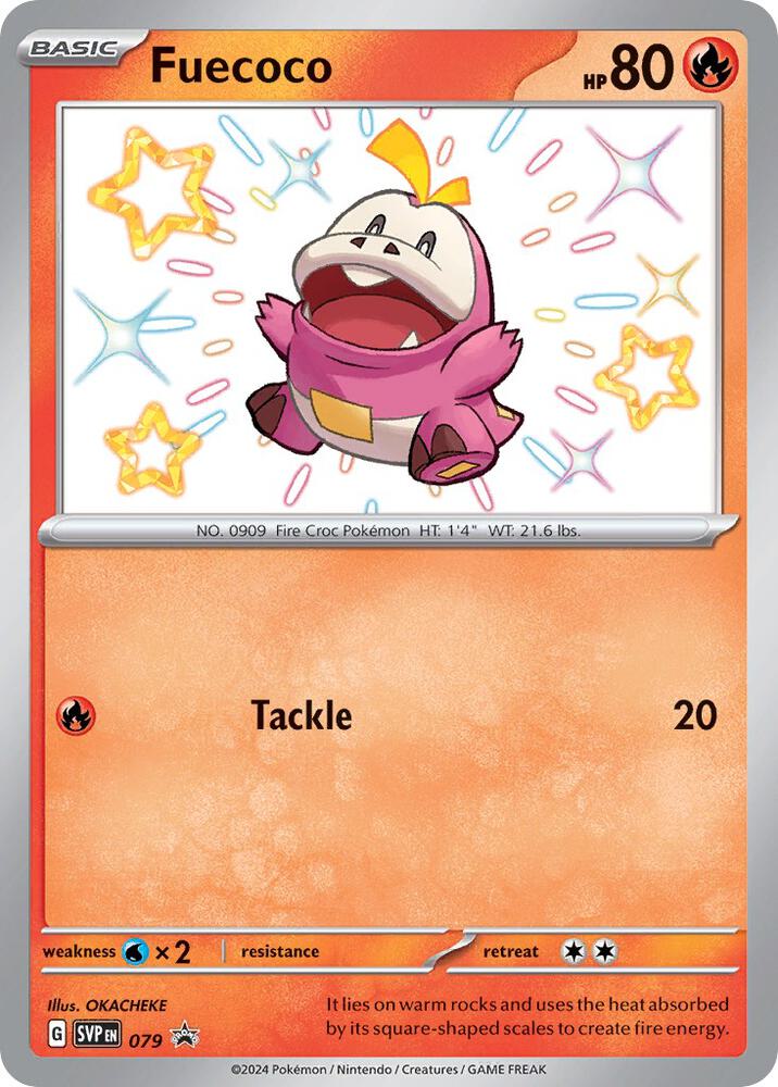 Fuecoco - 079, SV: Scarlet & Violet Promo Cards 079
