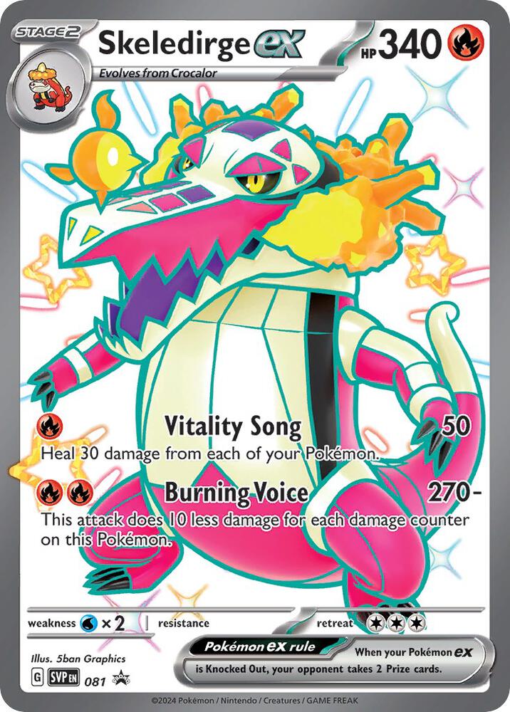 Skeledirge ex - 081, SV: Scarlet & Violet Promo Cards 081