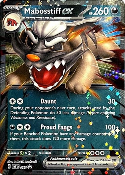 Mabosstiff ex - 086, SV: Scarlet & Violet Promo Cards 086