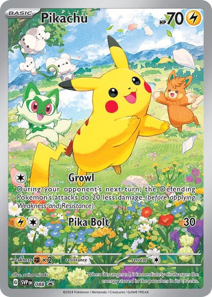 Pikachu - 088, SV: Scarlet & Violet Promo Cards 088