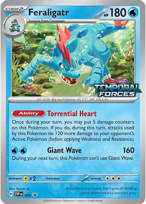 Feraligatr - 089 (Prerelease), SV: Scarlet & Violet Promo Cards 089