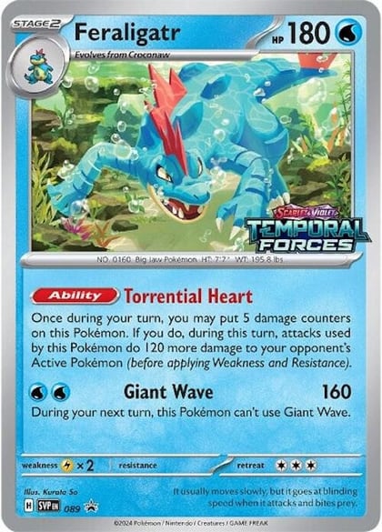 Feraligatr - 089 (Prerelease), SV: Scarlet & Violet Promo Cards 089