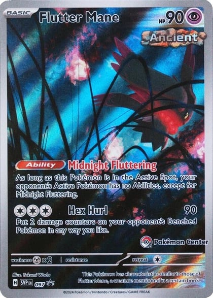 Flutter Mane - 097 (Pokemon Center), SV: Scarlet & Violet Promo Cards 097
