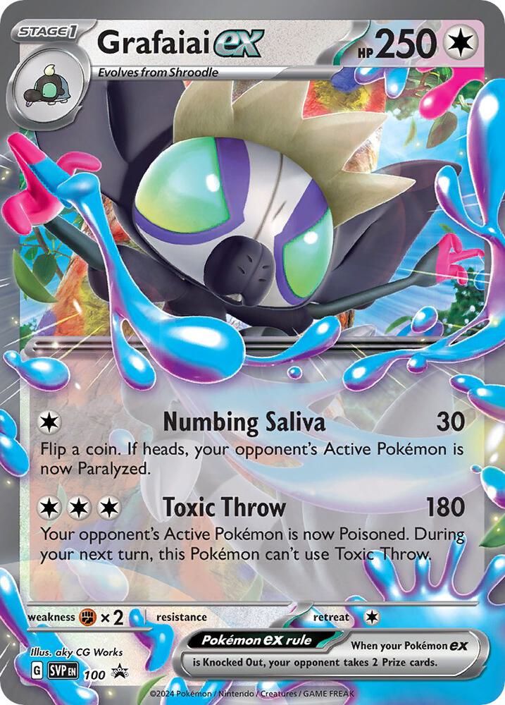 Grafaiai ex - 100, SV: Scarlet & Violet Promo Cards 100