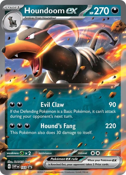 Houndoom ex - 103, SV: Scarlet & Violet Promo Cards 103